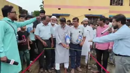 বারাসাত ১: আল হিলাল মিশনে আর্সাদ উদ জামানের উদ্যোগে পরিস্রুত পানীয় জল প্রকল্পের উদ্বোধন