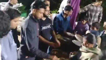 लोहाघाट:बिसंग के कोट महरा में चल रहे 22 दिनी जागर के चौथे दिन भक्तों की उमड़ी भारी भीड़ ।