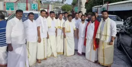 కనిగిరి: తిరుమల శ్రీ వెంకటేశ్వర స్వామిని దర్శించుకున్న కనిగిరి ఎమ్మెల్యే ముక్కు ఉగ్ర నరసింహారెడ్డి