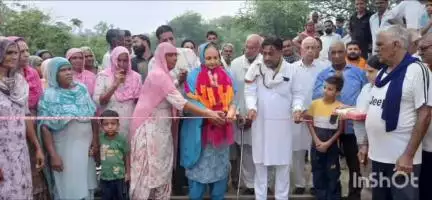 ਨਵਾਂਸ਼ਹਿਰ: ਪਿੰਡ ਝੰਡੂਪੁਰ ਵਿਖੇ ਸਿੱਧ ਬਾਬਾ ਜੰਬੂਜੀਤ ਦੇ ਅਸਥਾਨ ਨੂੰ ਜਾਣ ਵਾਲੇ ਨਵੇਂ ਪੱਕੇ ਰਸਤੇ ਦਾ ਉਦਘਾਟਨ ਵਿਧਾਇਕ ਨੇ ਕੀਤਾ