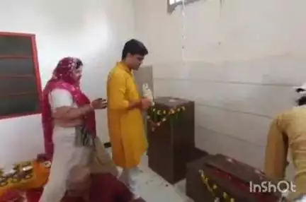 बाली: बाली के दक्षिण मुखी हनुमान मंदिर में नई प्रतिष्ठा का आयोजन, यज्ञ हवन के साथ शिव परिवार व राधा कृष्ण की मूर्तियां स्थापित