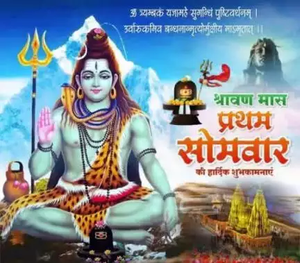 ॐ त्र्यम्बकं यजामहे सुगन्धिं पुष्टिवर्धनम् उर्वारुकमिव बन्धनान् मृत्योर्मुक्षीय मामृतात् !!

देवाधिदेव महादेव की उपासना के पवित्र श्रावण मास के प्रथम सोमवार की आप सभी को हार्दिक बधाई एवं शुभकामनाएं।