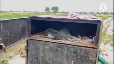 चंडी: अमरौरा गांव के खन्धा में चोरों ने किसान के खेत से समरसेबुल मोटर का स्टार्टर चुराया