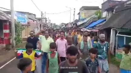 খেজুরি ২: খেজুরী দু'নম্বর ব্লকে বিজেপির কর্মনাশা বন্ধের বিরুদ্ধে আজ খেজুরীতে বিক্ষোভ মিছিল করলো তৃণমূল