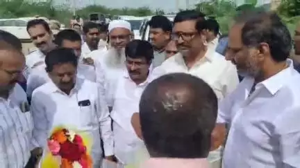 కనిగిరి: పట్టణంలో విద్యుత్ సబ్స్టేషన్ కు శంకుస్థాపన చేసిన  రాష్ట్ర మంత్రులు గొట్టిపాటి రవికుమార్, డోలా శ్రీ బాల వీరాంజనేయ స్వామి