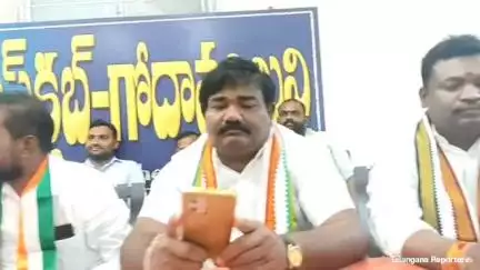 రామగుండం: కాలేశ్వరం ప్రాజెక్టుపై అసత్యపు వ్యాఖ్యలు చేసిన మాజీ మంత్రి జగదీశ్వర్ రెడ్డి: కాంగ్రెస్ నాయకులు మహంకాళి స్వామి గట్లరమేష్