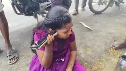 செங்கம்: 108 ஆம்புலன்ஸை அழைத்து அப்பாவை காப்பாற்ற துடித்த சிறுமி -புதூரில் கோவிலுக்கு குடும்பத்தோடு பைக்கில் சென்ற போது விபத்து