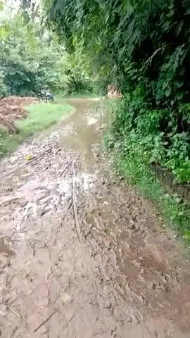 ग्राम पंचायत । लकेस़र  माजरा भूलन पर स्कूल जाने वाले बच्चों को बहुत भारी परेशानी  खड़ंजे पर एक से डेढ़ फीट पानी  होने
