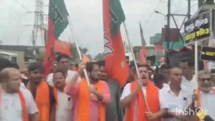 ডোমজুড়: শ্রীরামপুর সাংগঠনিক জেলার পক্ষ থেকে কাটলিয়া থেকে শলপ পর্যন্ত  কন্যা সুরক্ষা যাত্রায় উপস্থিত শুভেন্দু অধিকারী