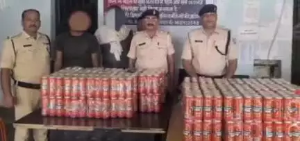 पूर्णिया पूर्व: सदर थाना ने DIU के सहयोग से 407 लीटर विदेशी शराब सहित दो अभियुक्तों को किया गिरफ्तार