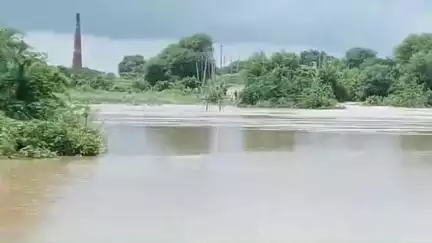 मुरैना नगर: चंबल अंचल में बारिश से नदी-नाले उफान पर, मुरैना जिले में अब तक 459.7 मिमी औसत वर्षा दर्ज