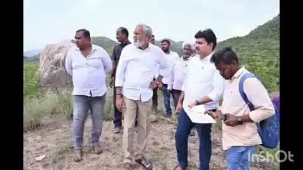చంద్రగిరి నియోజకవర్గంలో 60 ఎకరాల స్థలాన్ని పరిశ్రమల నిర్మాణానికి పరిశీలించిన ఎమ్మెల్యే పులివర్తి నాని