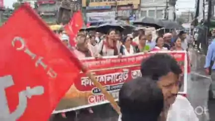 রাজারহাট: CITU উত্তর 24 পরগনা জেলা কমিটির ডাকে ব্যারাকপুর পুলিশ কমিশনার অভিযান