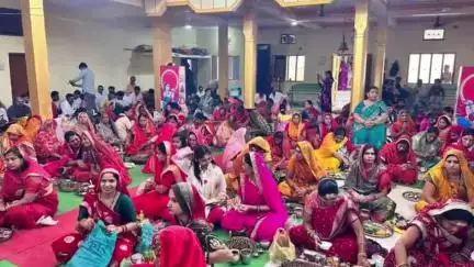 कालापीपल: कालापीपल के श्रीराम मंदिर परिसर में पार्थिव शिवलिंग निर्माण एवं महा रुद्राभिषेक का आयोजन, विधायक भी रहे मौजूद