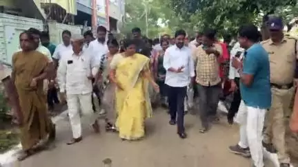 సత్తుపల్లి: సత్తుపల్లి మున్సిపాలిటీలో పర్యటించిన ఎమ్మెల్యే మట్ట రాగమయి