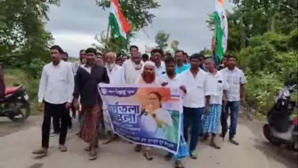 মঙ্গলকোট: একুশে জুলাইয়ের সমর্থনে মঙ্গলকোটের বেলগ্রামে মিছিল ও সভা করল তৃণমূল কংগ্রেস