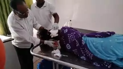 गोड्डा: भागलपुर रोड पेट्रोल पंप के पास बाइक के धक्के से महिला घायल, सदर अस्पताल में इलाज जारी
