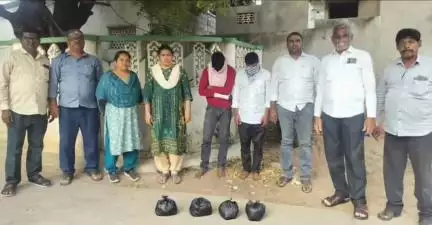 మంగళగిరి: మంగళగిరి పరిధిలో గంజాయి విక్రయిస్తున్న నలుగురు వ్యక్తులు అరెస్ట్