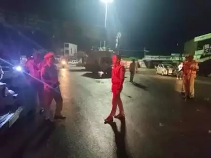 टोंक: टोंक जिलेभर के कई थानों में बीती देर रात की गई A केटेगरी की नाकाबंदी, पुलिस अधीक्षक विकास सांगवान खुद रहे मौजूद