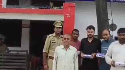 मथुरा: थाना हाईवे पुलिस एवं एसओजी टीम ने 5 चोरों को अवैध तमंचा, कारतूस, कॉपर और कार के साथ किया गिरफ्तार