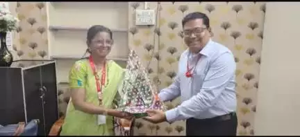 मा .डॉ . नयना दुपारे ADHS (M) नागपूर यांची जिल्हा हिवताप कार्यालय गोंदिया येथे भेट