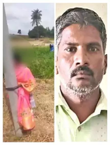 చిత్తూరు జిల్లా కుప్పంలో ఆస్తి కోసం కన్న తల్లిని స్తంభానికి కట్టేసి నాటకం ఆడిన కొడుకు, అరెస్ట్‌ చేసిన పోలీసులు