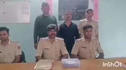 मुंगेर: कासिम बाजार पुलिस ने अपराध की योजना बना रहे एक अपराधी को पिस्टल और मैगजीन के साथ गिरफ्तार कर जेल भेजा