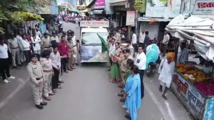 शाजापुर: नशा मुक्ति अभियान के तहत पुलिस, प्रशासनिक विभाग, स्वयंसेवी संस्थाओं एवं स्कूली बच्चों ने निकाली जागरूकता रैली