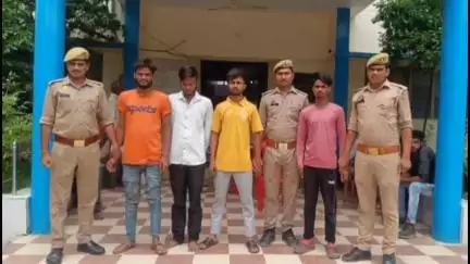 बबेरू: बबेरू कोतवाली पुलिस ने युवक पर प्राणघातक हमला करने वाले चार अभियुक्तों को किया गिरफ्तार, भेजा जेल