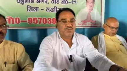 लखीसराय: हनुमान नगर पार्टी कार्यालय में जदयू जिलाध्यक्ष ने प्रेस वार्ता में सांसद के कार्यक्रम की जानकारी दी