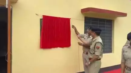 हनुमानगढ़: हनुमानगढ़ जिला पुलिस अधीक्षक हरिशंकर ने पुलिस लाइन स्थित अश्वशाला में घुड़सवार बैरिक का किया लोकार्पण