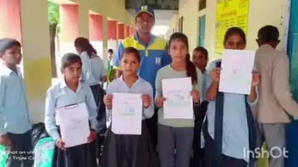 दौसा: मित्रपूरा बीपीसी द्वारा स्वच्छता अभियान के तहत पौधारोपण और ड्राइंग प्रतियोगिता का आयोजन हुआ