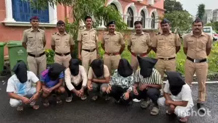 पालघर: नानिवली येथे दरोडा टाकण्याचा प्रयत्न करणाऱ्या सात जणांच्या टोळीला अटक