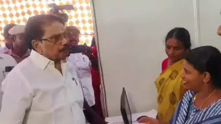 அருப்புக்கோட்டை: 'உங்களுடன் ஸ்டாலின்' திட்ட முகாமின் துவக்க விழா ஆமணக்கு நத்தம் பகுதியில் அமைச்சர் KKSSR ராமச்சந்திரன் தலைமையில் நடைபெற்றது