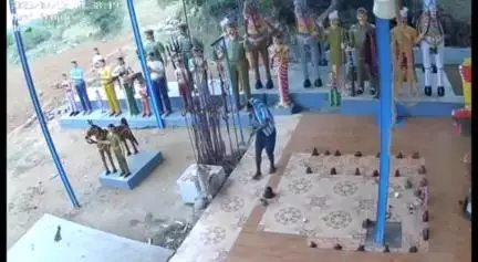 பென்னாகரம்: ஏரியூர் சிவன், முனியப்பன் கோவில்களில் கொள்ளை முயற்சி - திருட்டின் CCTV காட்சிகளை வைத்து போலீசார் விசாரணை