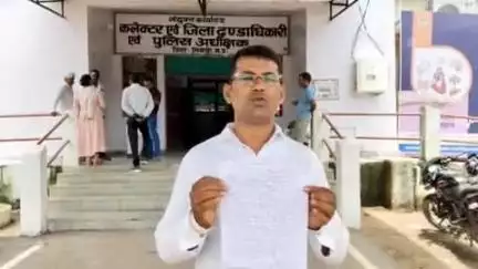 निवाड़ी: झिगोरा निवासी एक व्यक्ति ने अपनी मांगों को लेकर कलेक्टर को सौंपा ज्ञापन