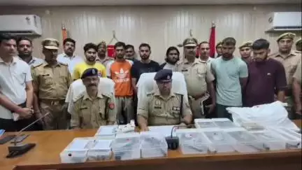 अमरोहा: अमरोहा के एसपी ने अवैध शस्त्र फैक्ट्री का किया भंडाफोड़, तस्कर और फैक्ट्री चलाने वाले 7 लोग गिरफ्तार