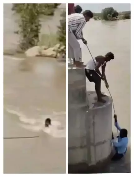 కర్ణాటకలో సెల్ఫీ తీసుకుందామని నమ్మించి భర్తను నదిలోకి తోసేసిన భార్య! రక్షించిన స్థానికులు