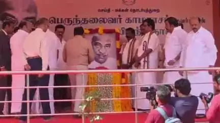 சிதம்பரம்: காமராஜரின் 123வது பிறந்தநாள் - அவரது உருவப்படத்திற்கு மலர் தூவி மரியாதை செலுத்திய முதலமைச்சர் மு.க.ஸ்டாலின்