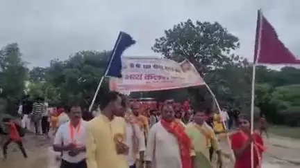 मानसी: मानसी के भगवती स्थान में श्रीमद् भागवत कथा के लिए निकली भव्य कलश शोभा यात्रा, 251 कन्याओं ने लिया भाग