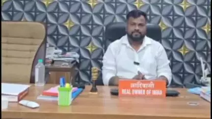 સાગબારા: ધારાસભ્ય ચૈત્રરભાઈ વસાવાના સમર્થનમાં મનીષભાઈ હળપતિએ શહેરના કાર્યાલય ખાતેથી માહિતી આપી