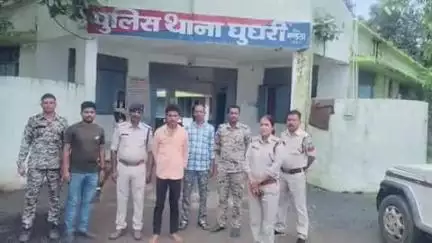 घुघरी: घुघरी पुलिस को बड़ी सफलता, ₹40,000 का इनामी हत्यारा पकड़ा गया, 3 साल से था फरार