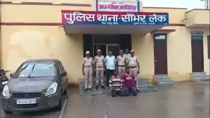 फुलेरा मु. सांभर: जयपुर ग्रामीण की सांभर लेक थाना पुलिस ने हत्या के प्रयास के मामले में ₹5000 के दो इनामी बदमाशों को किया गिरफ्तार