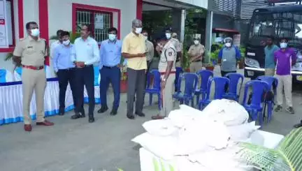 ತುಮಕೂರು: ವಸಂತನರಸಾಪುರದಲ್ಲಿ ಎಸ್ಪಿ ಅಶೋಕ್ ಸಮ್ಮುಖದಲ್ಲಿ 45 ಕೆಜಿ 580 ಗ್ರಾಂ ತೂಕದ ಗಾಂಜಾ, ಮಾದಕ ವಸ್ತುಗಳ ನಾಶ