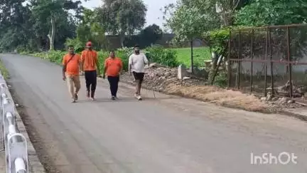 मल्हारगढ़: आस्था: इंदौर से सांवलिया जी 400 किमी पैदल दर्शन करने निकले पदयात्री मल्हारगढ़ पहुंचे