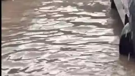 रायसेन: रायसेन में 20 मिनट बारिश से सड़कों पर भरा पानी, जिले में अब तक 569 मिमी बारिश हुई
