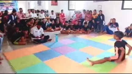 नंदेली गांव में जिला स्तरीय योगासन खेल प्रतियोगिता का आयोजन, 10 से 55 वर्ष तक के बालक एवं बालिकाओं ने लिया हिस्सा