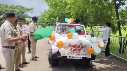 रतलाम नगर: रतलाम पुलिस ने नशा मुक्ति जागरूकता अभियान का किया शुभारंभ, पुलिस अधीक्षक ने दिखाई रथ को हरी झंडी