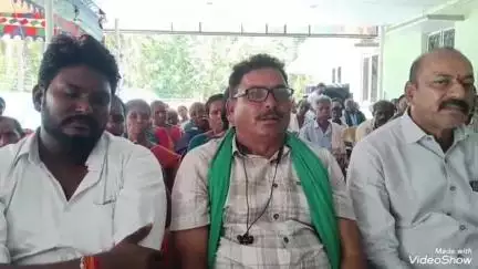 జిందాల్  భూ నిర్వాసితులపై బైండోవర్ కేసులు తొలగించకుంటే పోరాటం ఉదృతం: బౌడార లో సిపిఎం జిల్లా నాయకులు చల్లా జగన్