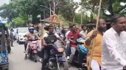 কোচবিহার ১: BJP-র রাজ্য সভাপতি নির্বাচিত হওয়ার পর প্রথমবার কোচবিহার সফরে আসলেন শমীক ভট্টাচার্য, গুঞ্জো বাড়িতে হল সভা
